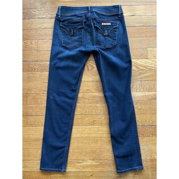 HUDSON ‘Collin Skinny Crop’ Stretch Low-Rise Blue Jeans sz 27 - Picture 11 of 11